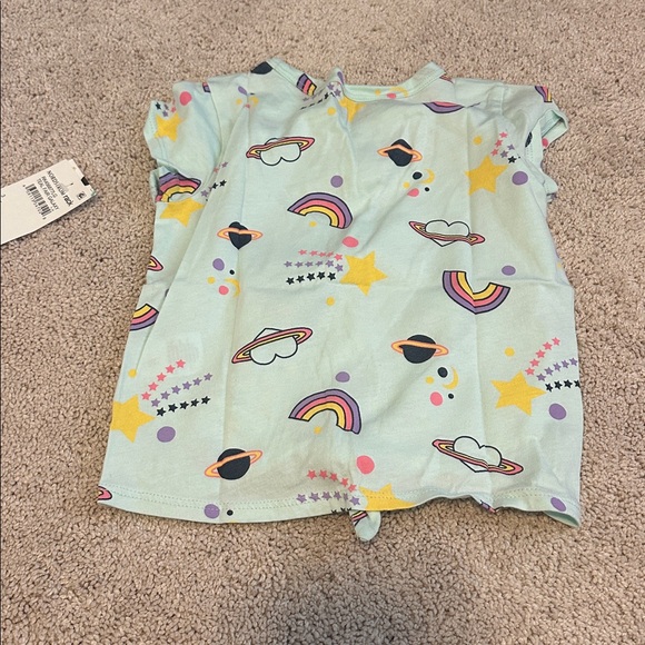 NWT Size 3 Harper Canyon Teal Fair Tshirt - Picture 3 of 3